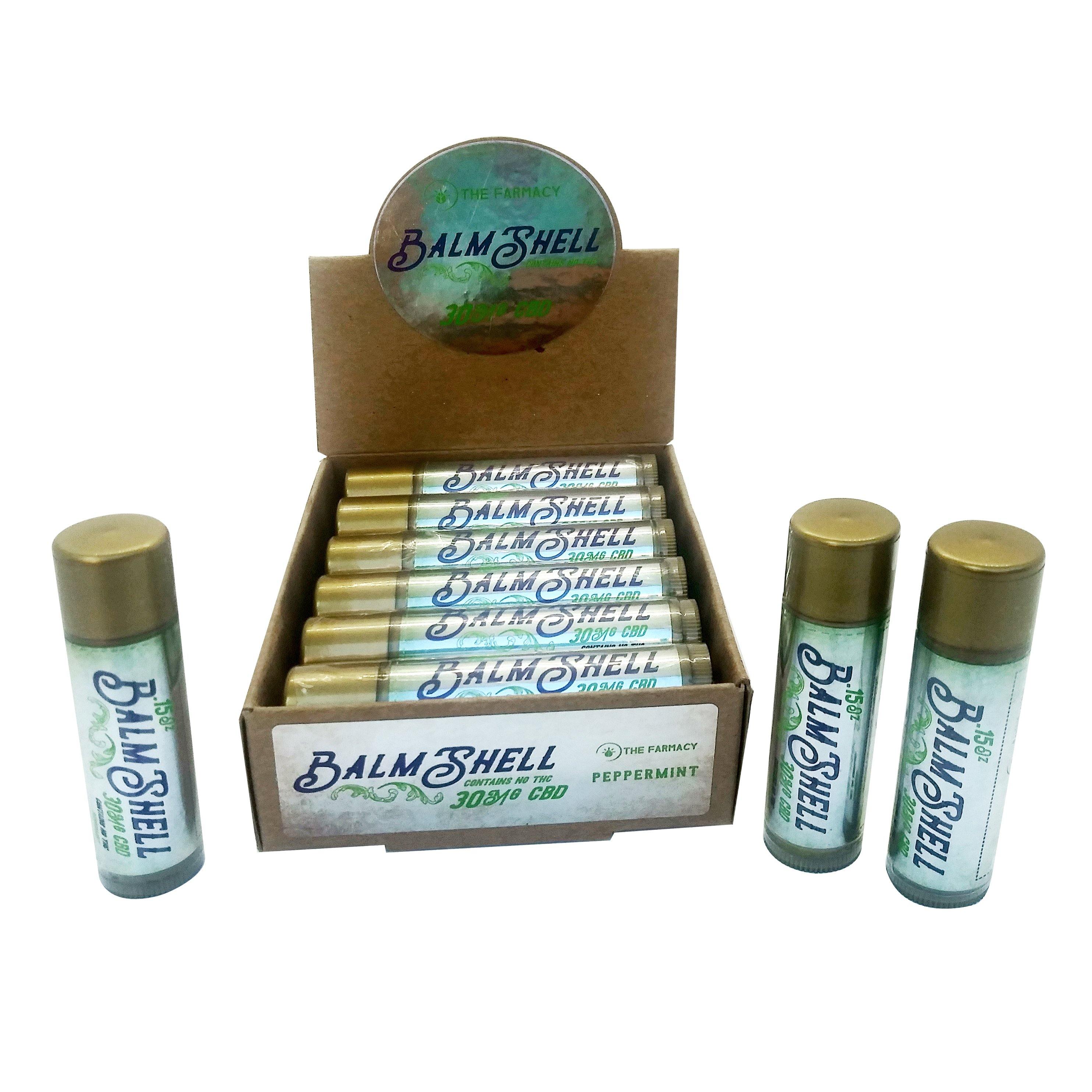 Balmshell lip balm 30mg Broad Spectrum Hemp Oil, Sweet Orange and Vanilla - The Farmacy