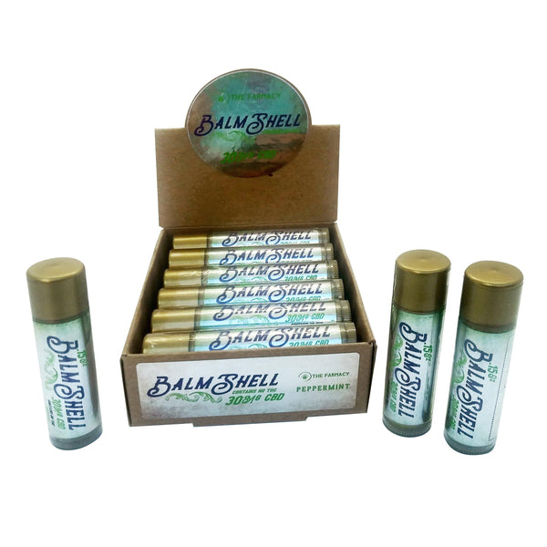 Balmshell lip balm 30mg Broad Spectrum Hemp Oil, Sweet Orange and Vanilla - The Farmacy