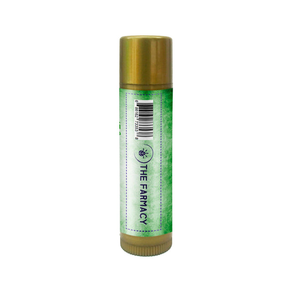 Balmshell lip balm does more that just moisturize your lips. Broad spectrum hemp oil rejuvenates cells from the harsh effects of sun, wind, and dryness.  Don't leave home without your all natural Balmshell lip balm.      Contains: 30mg CBD and other cannabinoids/terpenes  0% THC  Ingredients:  Coconut Oil, Jojoba Oil, MCT Oil, Shea Butter, Beeswax, Broad Spectrum Hemp Oil,  Peppermint Oil              Directions:  Twist bottom of tube counter clockwise and gently apply to dry or chapped lips. 