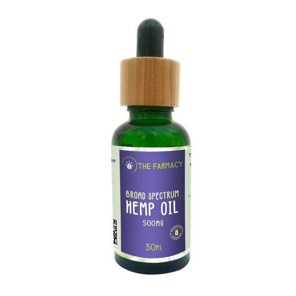Broad Spectrum Hemp Oil Tincture 500mg - The Farmacy