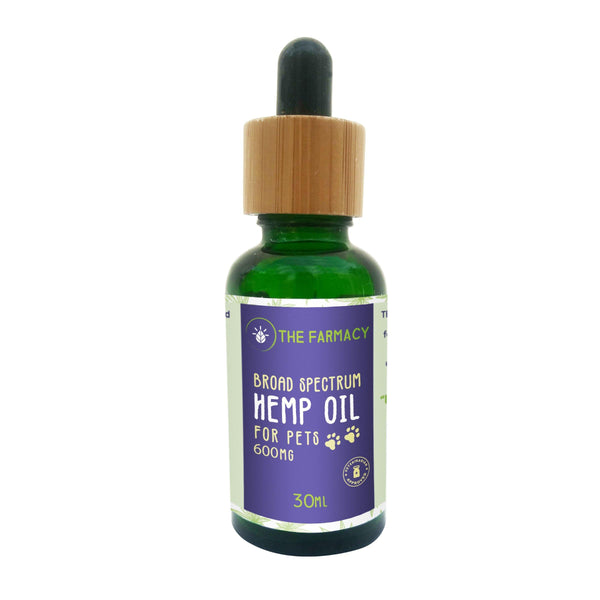 Broad Spectrum Hemp Oil For Pets-600mg - The Farmacy