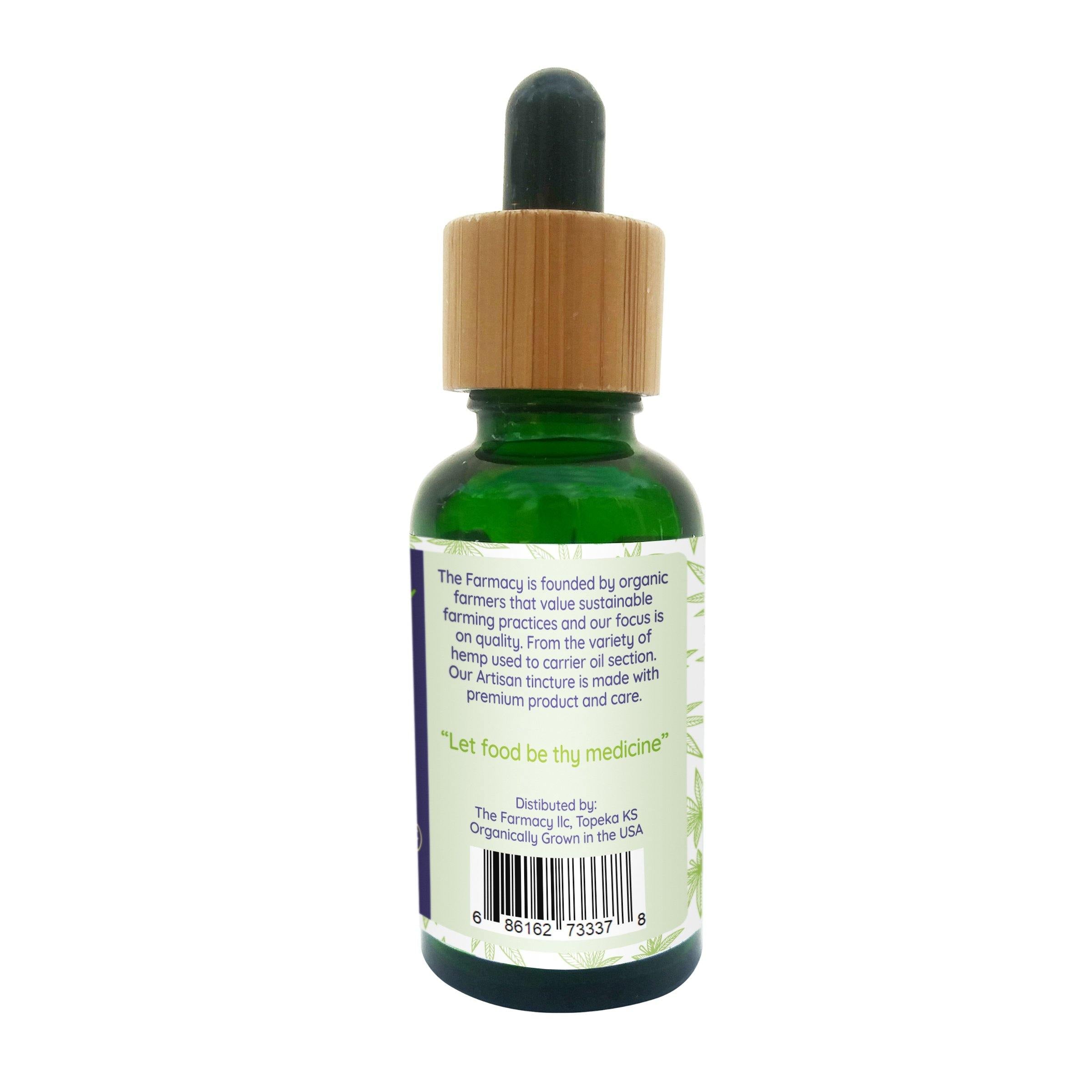 Broad Spectrum Hemp Oil Tincture 2000mg - The Farmacy