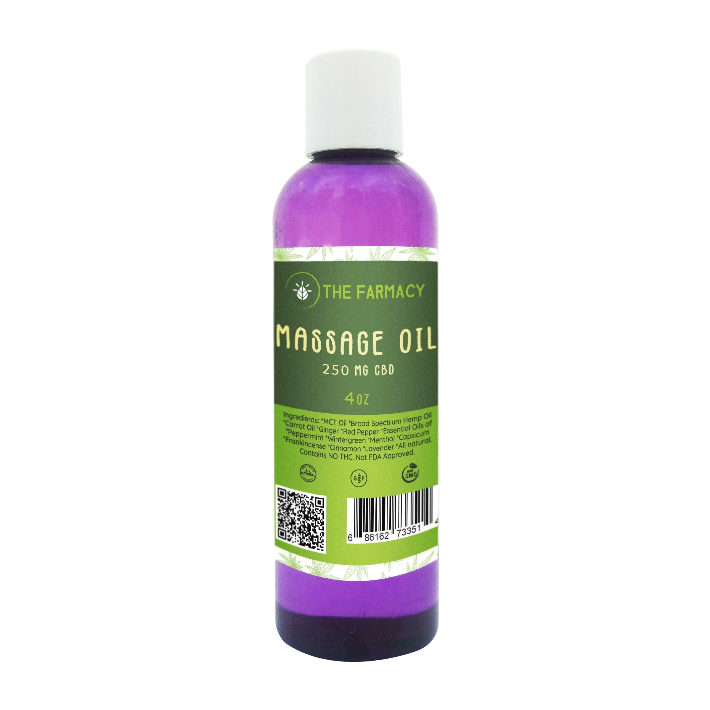 Massage Oil 250mg Broad Spectrum Hemp Oil - The Farmacy